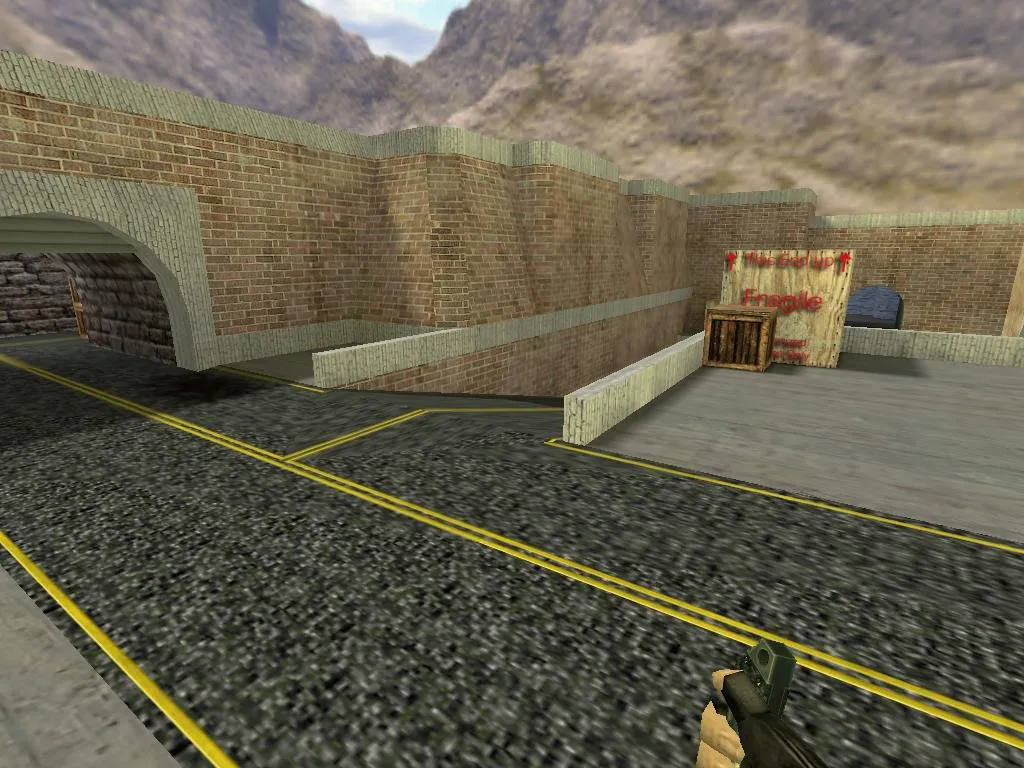 Скриншот  Карта lethal_de_urbandust2_f для CS 1.6: Тактика и особенности