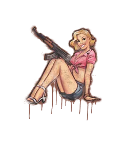 Скриншот Граффити «Тамара» для CS 1.6 - Уникальное оформление для вашей игры