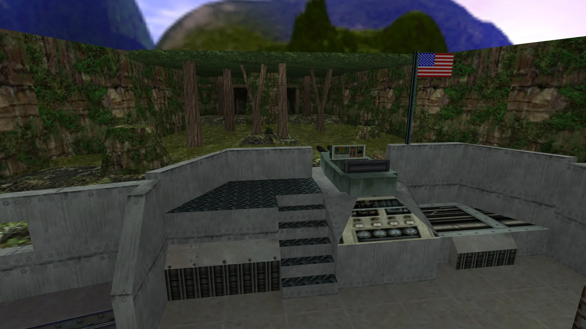 Скриншот  Карта gijoehq_de для CS 1.6: Тактический обзор и особенности