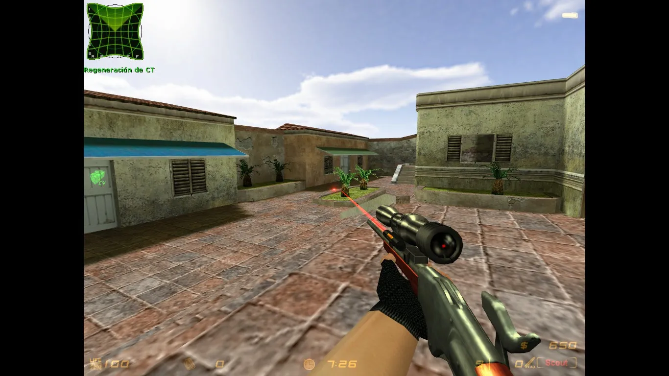 Скриншот  de_gamebanana карта для CS 1.6: баланс сторон, точки, .nav и оптимизация wpoly/epoly