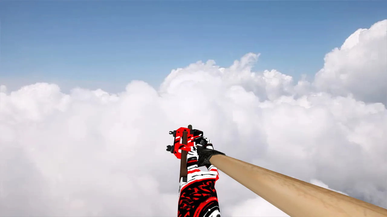 Скриншот Модель «P90 Calligraphy» для CS 1.6 - уникальный скин для вашего оружия