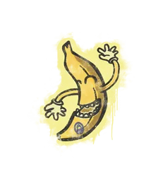 Скриншот Граффити «Банан» для CS 1.6 - Уникальный стиль из CS:GO