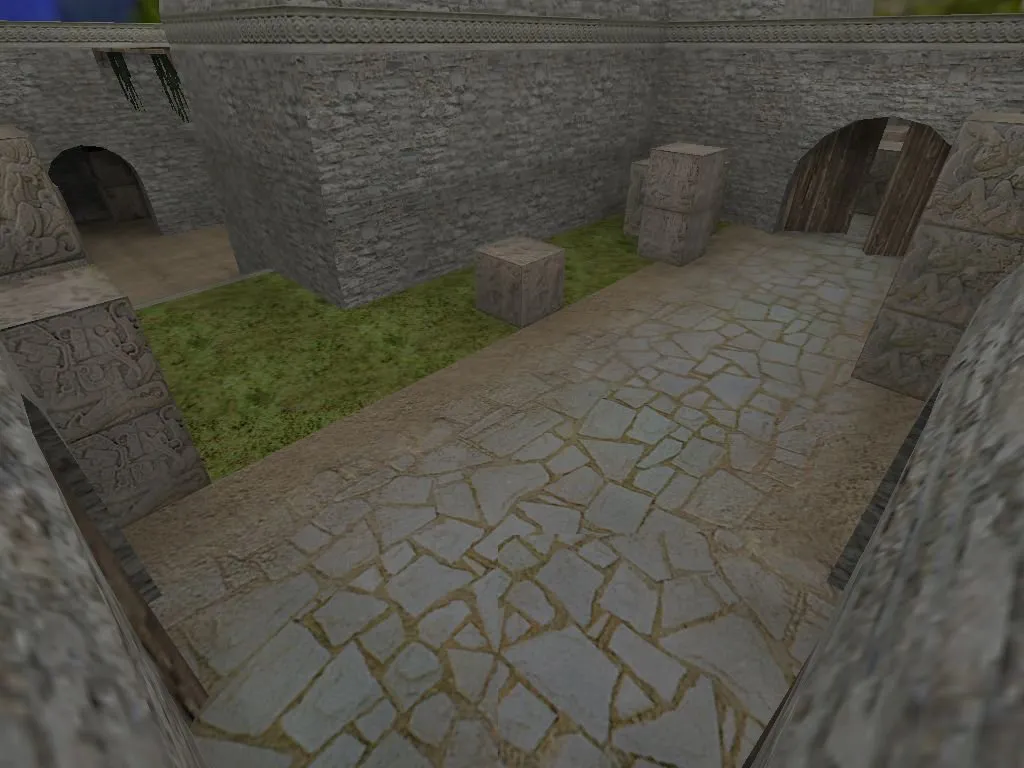 Скриншот Карта de_az для CS 1.6: тактика за Т и КТ, точки, .nav для ботов и оптимизация wpoly/epoly