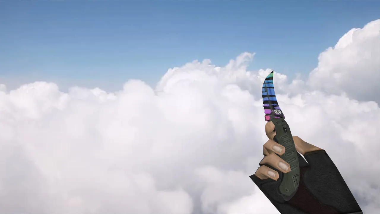 Скриншот Flip Knife Superfurry v_ модели для CS 1.6: звуки, анимация осмотра, текстуры и качество скина