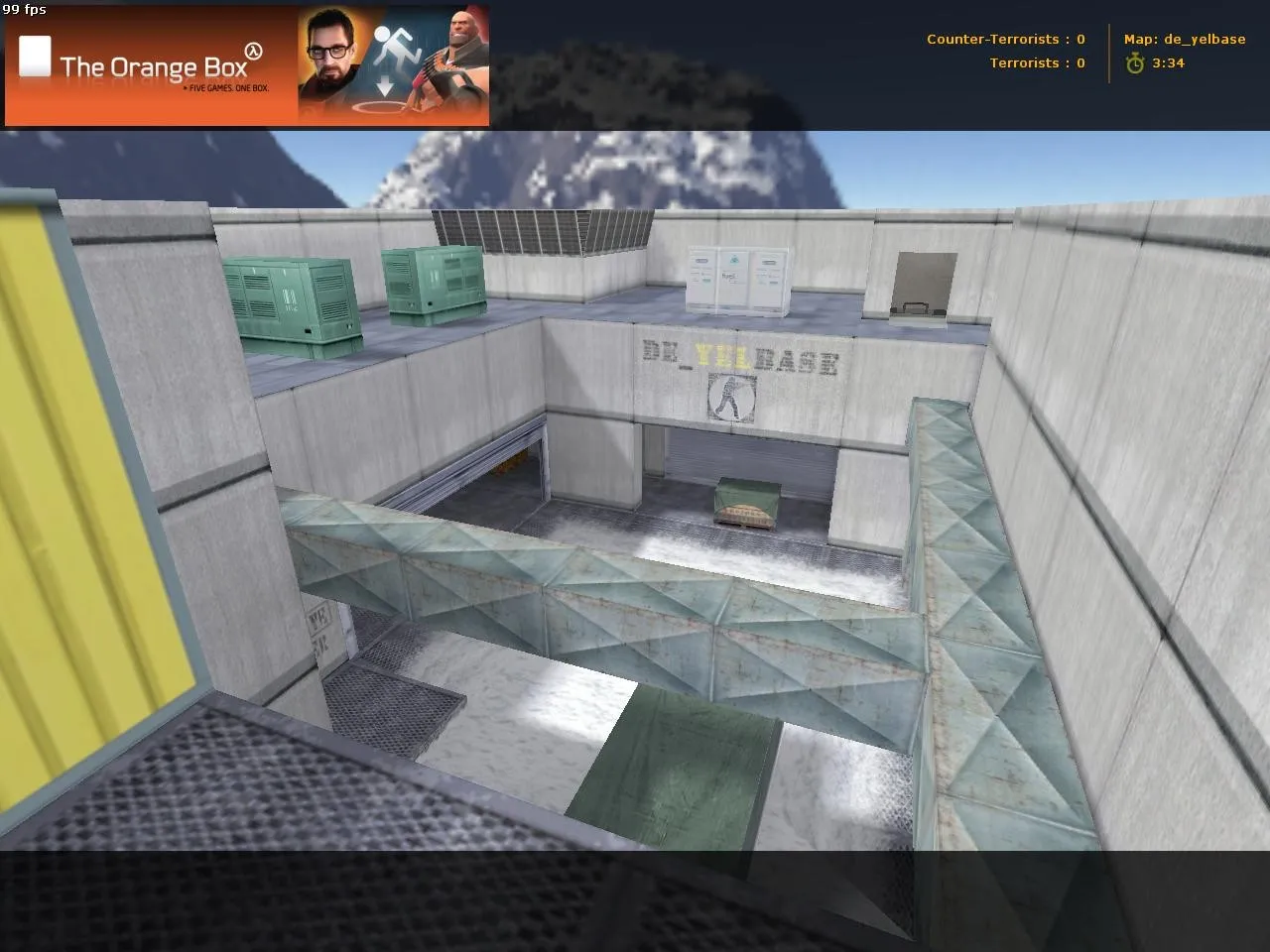 Скриншот  Карта de_yelbase для CS 1.6 - Тактика и особенности