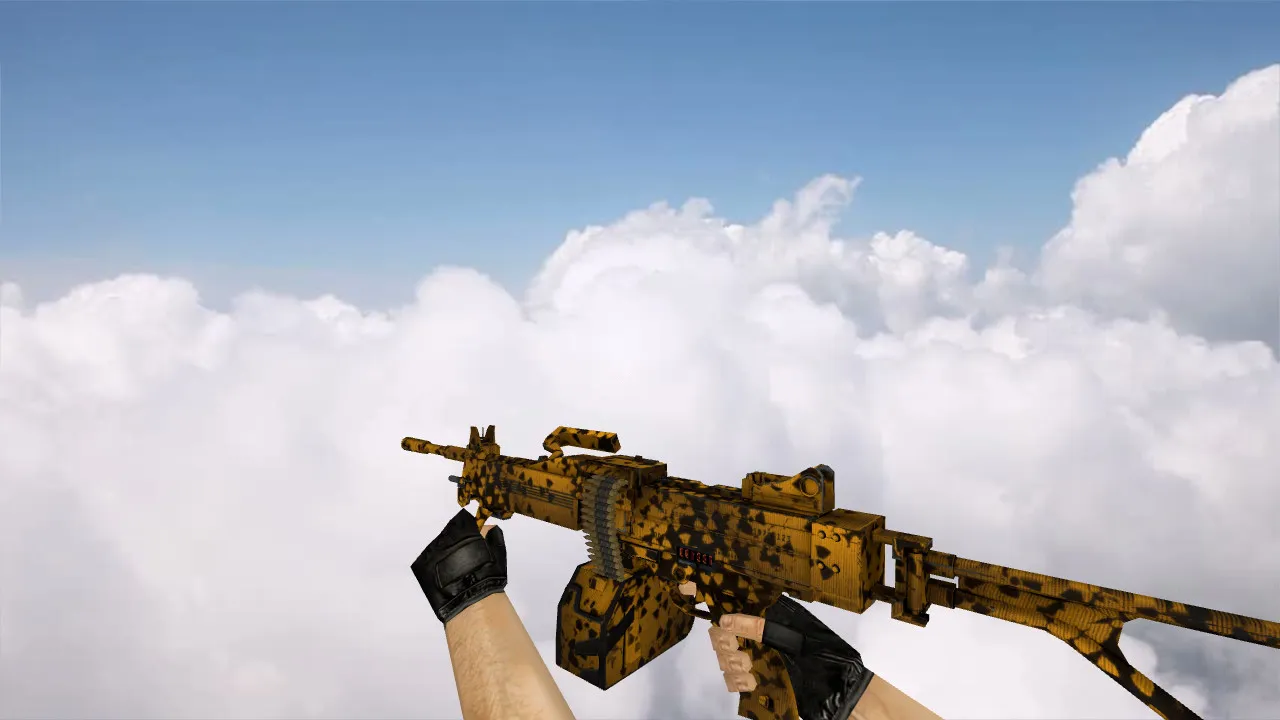 Скриншот Модель Negev 'Радиоактивные отходы' для CS 1.6 – Качественный скин