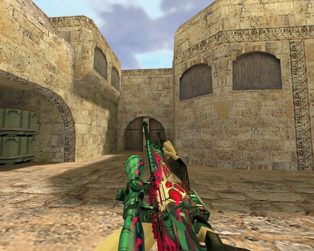 Скриншот Модель «AWP Тьма» для CS 1.6 - Уникальный скин для снайперской винтовки