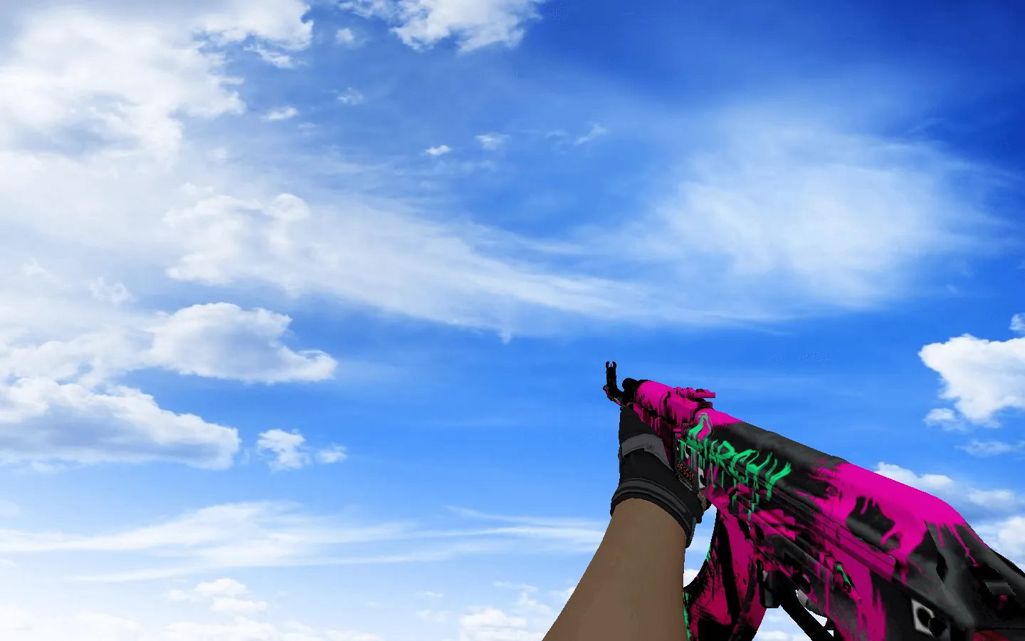 Скриншот Пак скинов с ☆ Мотоциклетными перчатками «Затмение» для CS 1.6: v_, p_, w_ модели, анимация осмотра и замена звуков