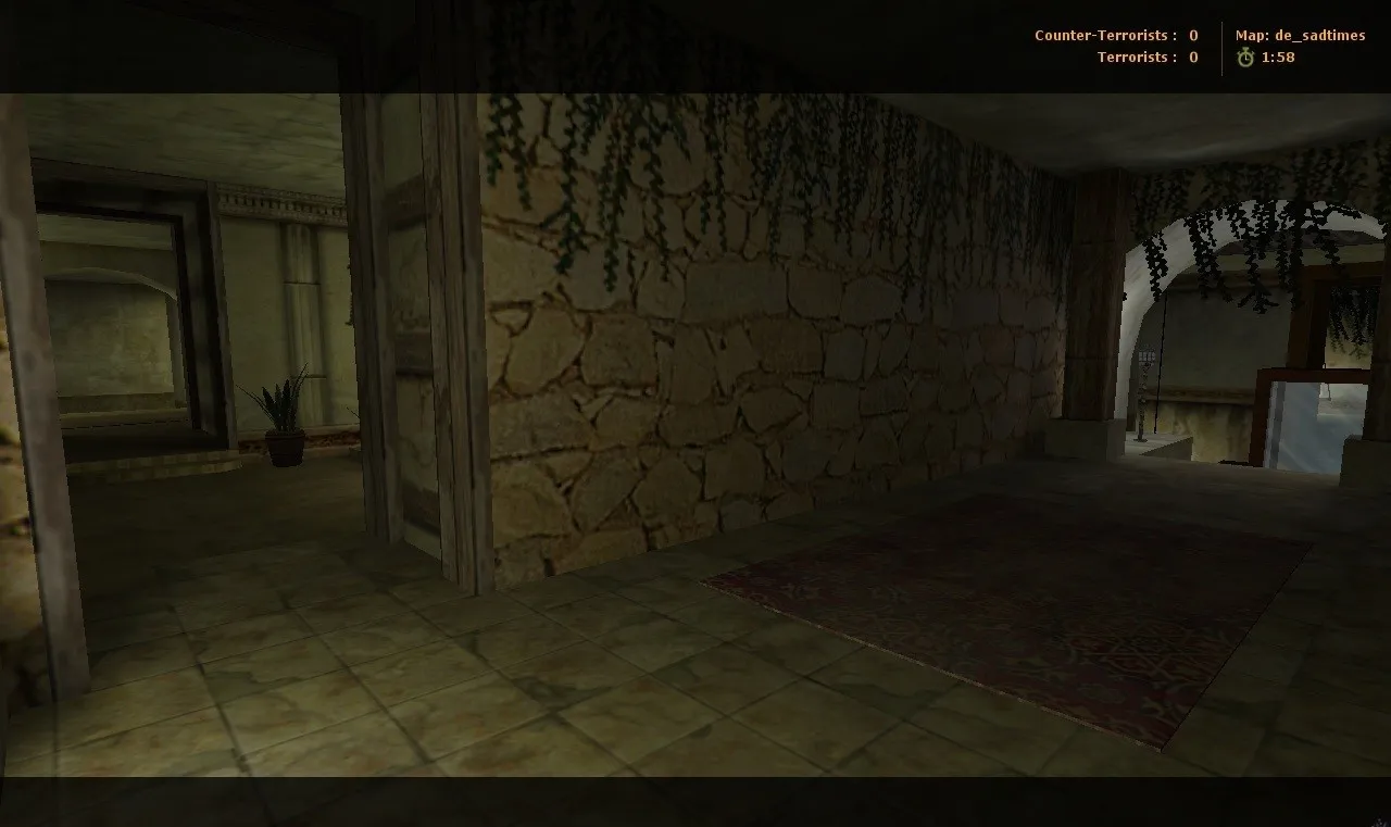 Скриншот  Карта de_sadtimes для CS 1.6: тактические возможности и баланс сторон