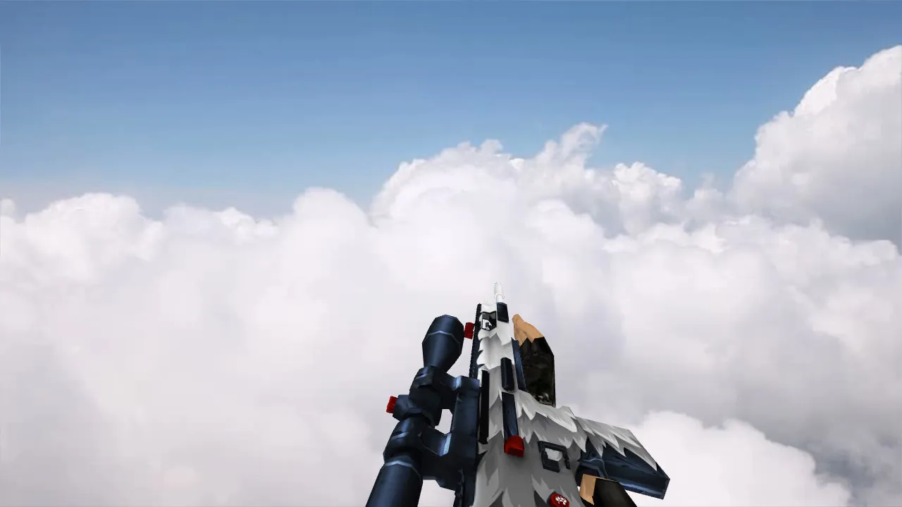 Скриншот Модель SCAR-20 White Fang для CS 1.6 - Отличное оружие