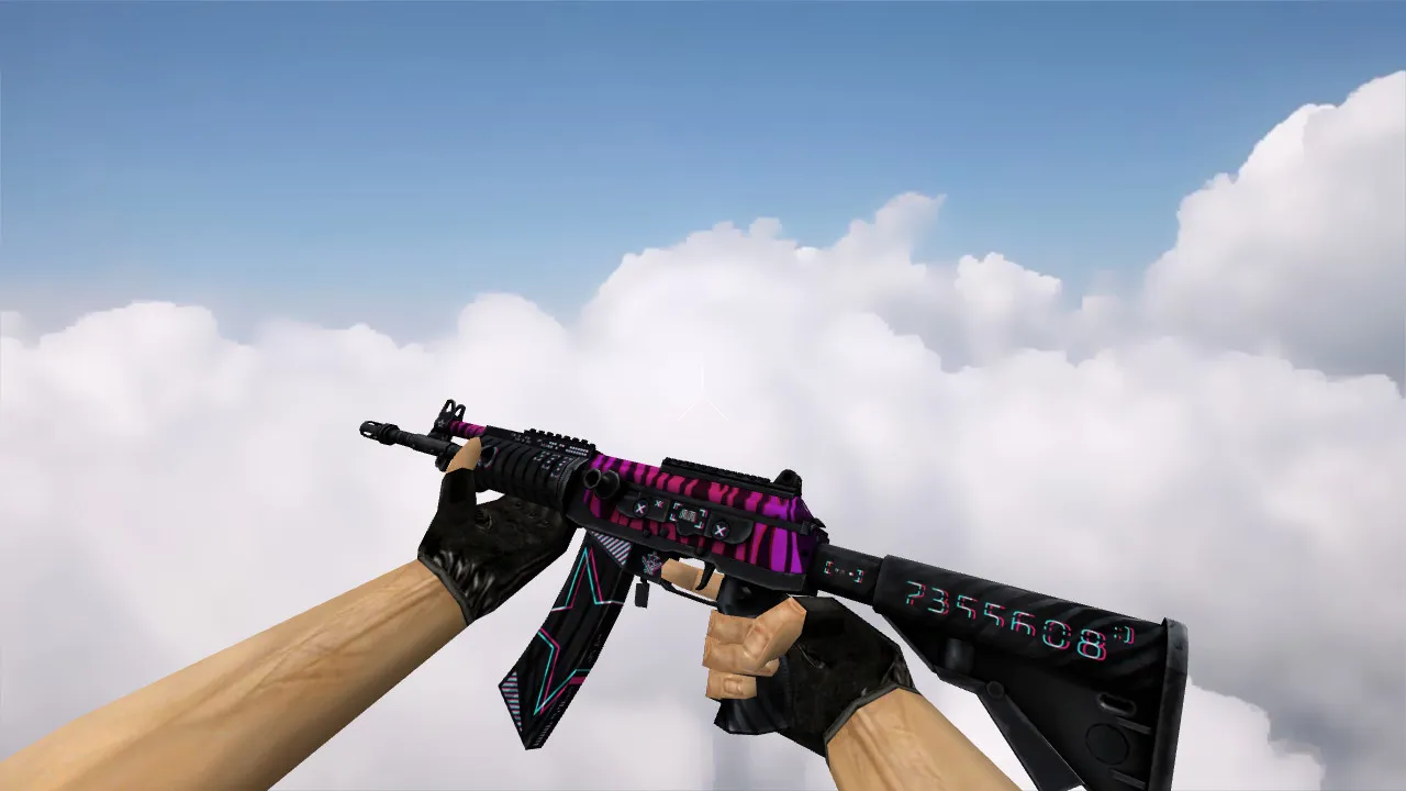 Скриншот Galil AR скин Хроматическая аберрация для CS 1.6