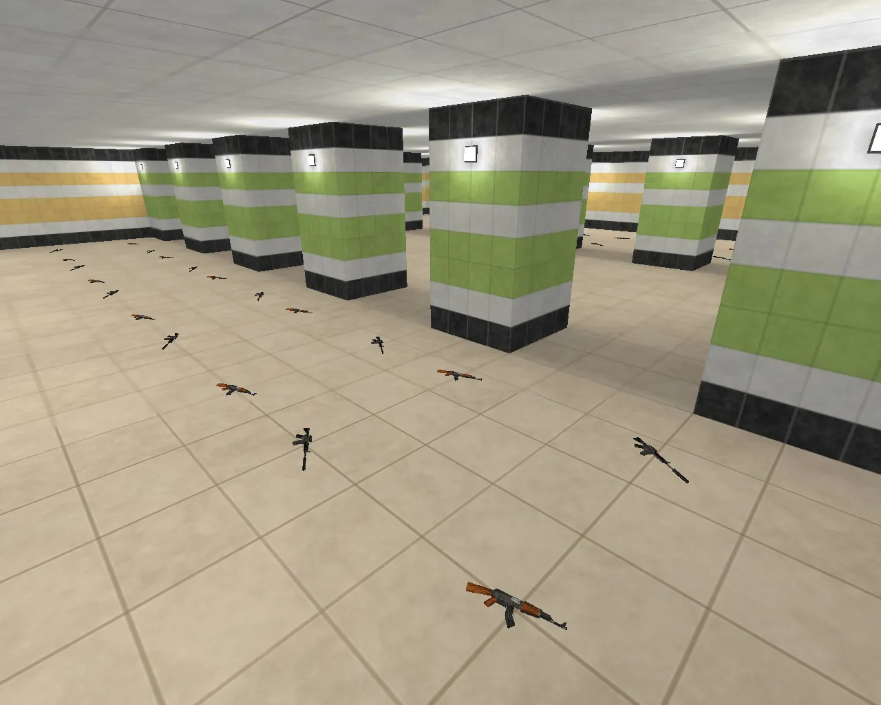 Скриншот  fy_lights2 для CS 1.6: карта FY, точки респа, тактика за CT/T и настройки для стабильного фпс