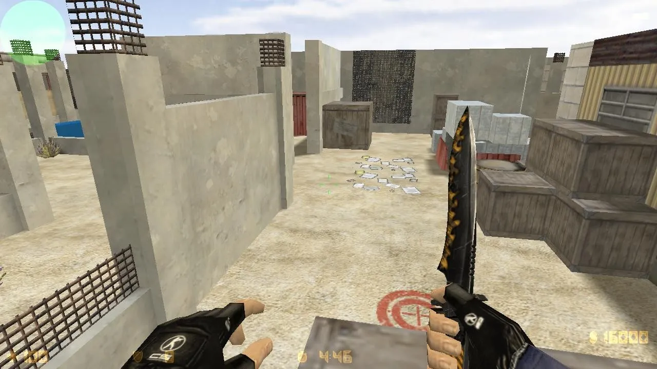 Скриншот  Карта de_mw3hardhat_mix для CS 1.6: Тактики и особенности