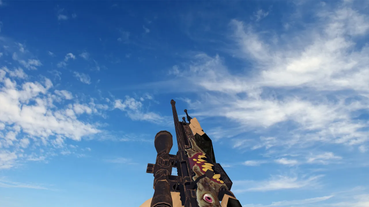 Скриншот Модель AWP Necronomigun для CS 1.6 - Уникальный стиль и качество