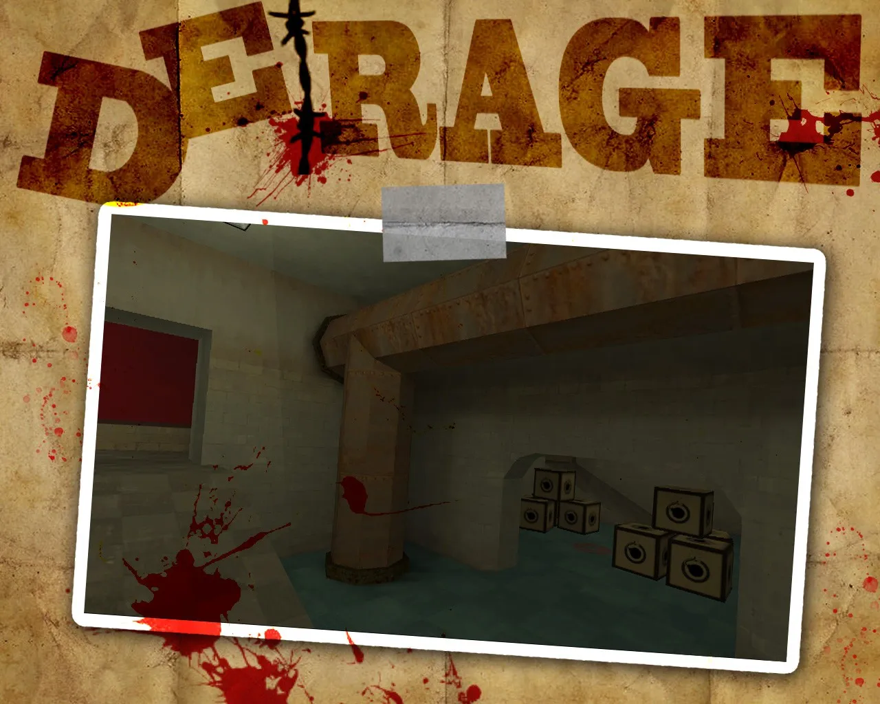 Скриншот Карта de_rage для CS 1.6: Тактические особенности и оптимизация