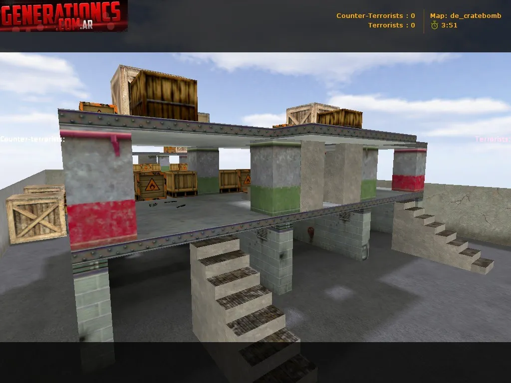 Скриншот Карта «de_cratebomb» для CS 1.6