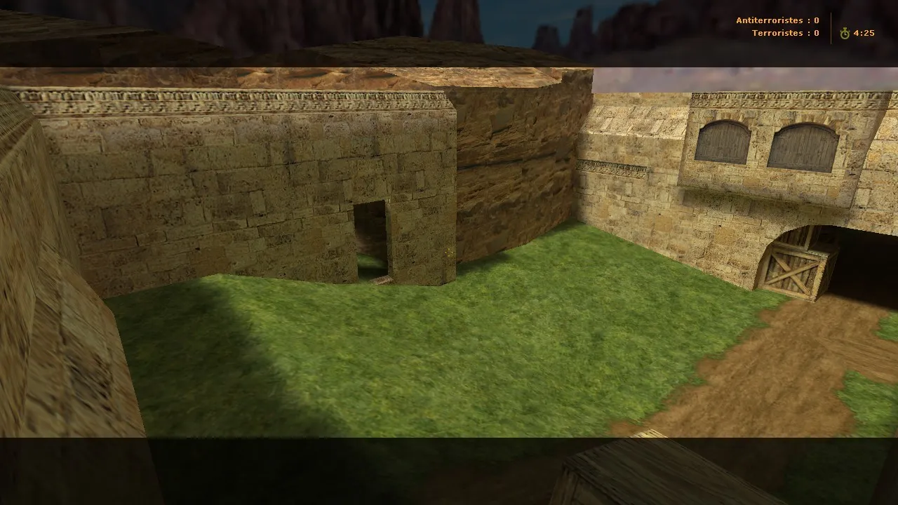 Скриншот  de_dust2x карта для CS 1.6: баланс сторон, тактика точек, оптимизация и .nav для ботов