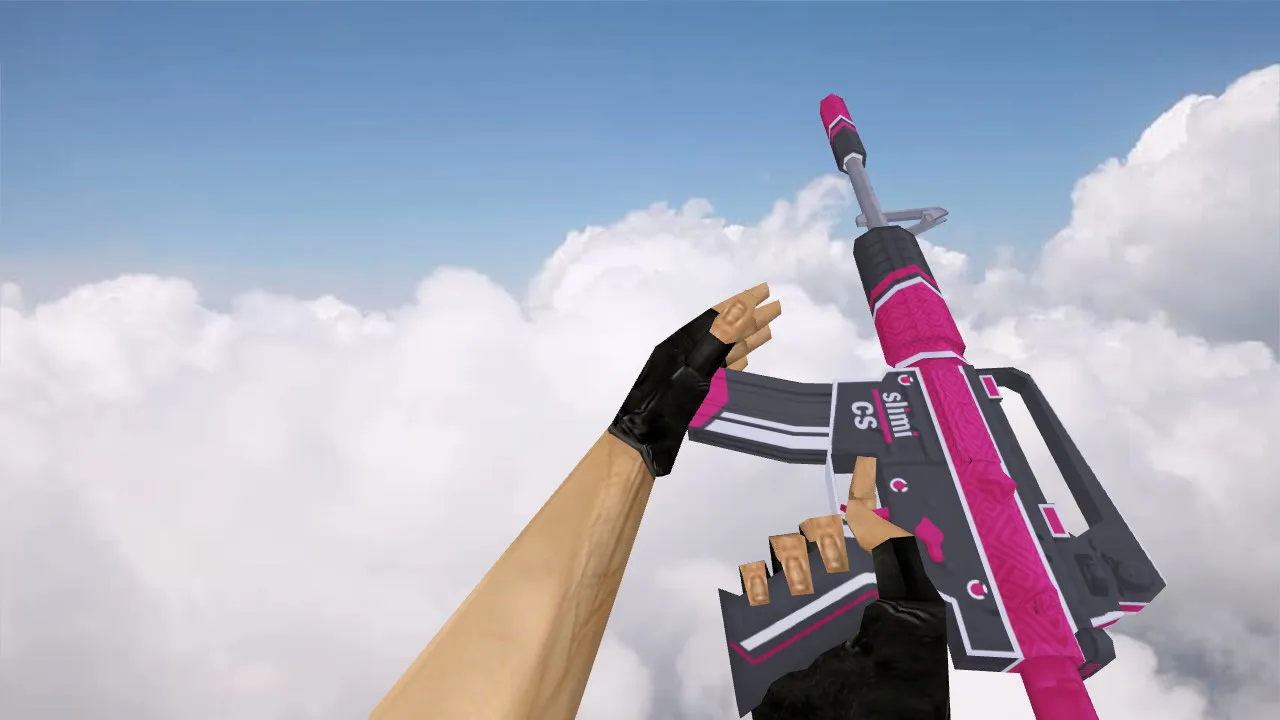 Скриншот Модель M4A1 Grand Supreme v_model для CS 1.6: звуки, анимация осмотра, качество текстур и настройка