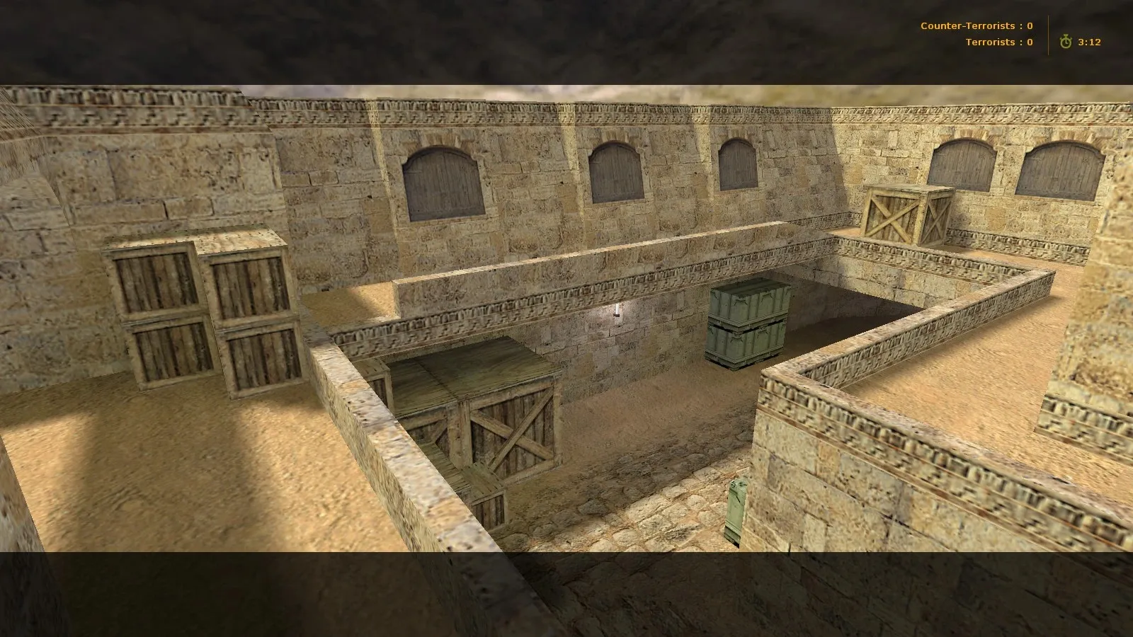 Скриншот  Карта de_dust_hruk для CS 1.6: баланс сторон, тактика точек, .nav для ботов и оптимизация