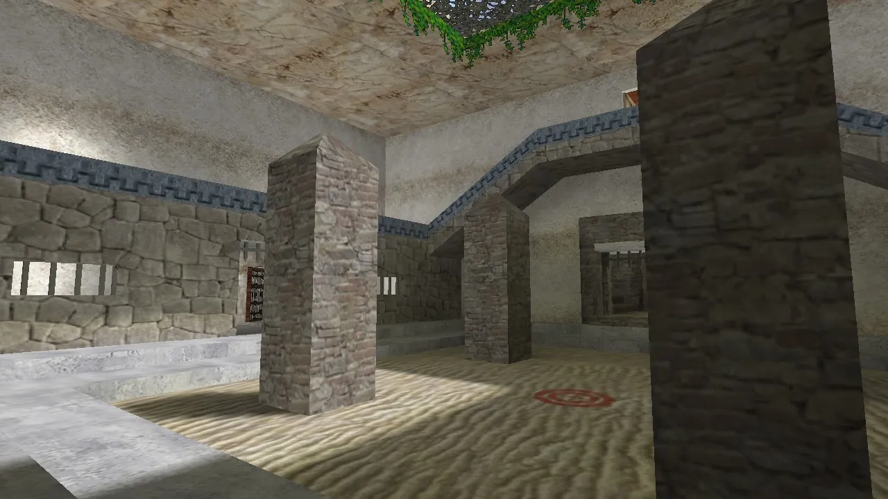 Скриншот  Карта de_lost_city для CS 1.6: Тактические возможности и особенности