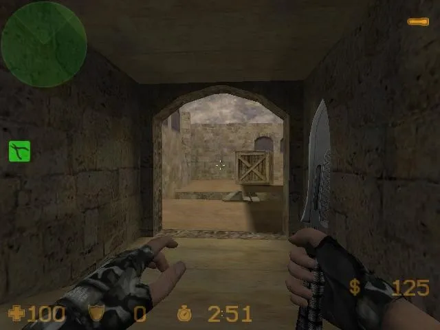 Скриншот  Карта de_dust_x_version для CS 1.6: точки, маршруты, .nav и оптимизация wpoly/epoly