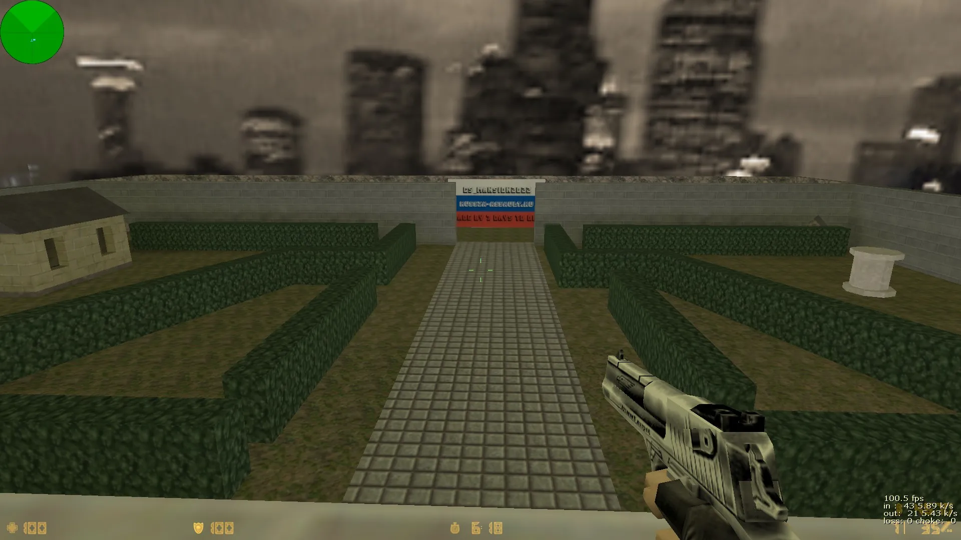 Скриншот  cs_mansion2022 для CS 1.6: баланс сторон, 2 спавна КТ, камеры, заложники в коридоре