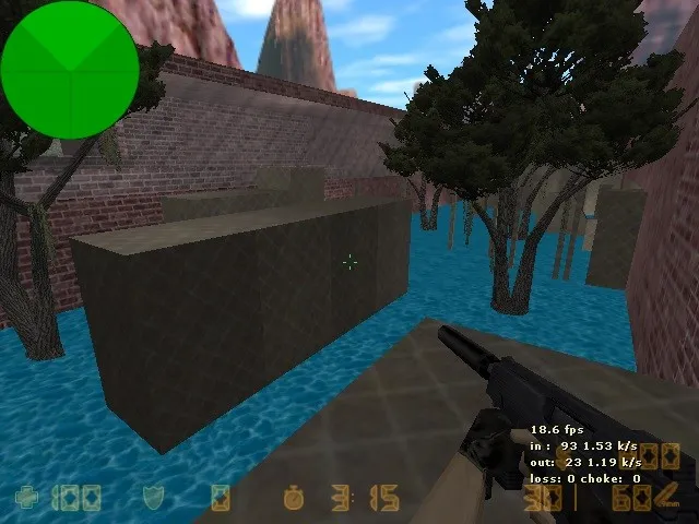 Скриншот  deathrun_homen для CS 1.6 — карта deathrun, баланс сторон, точки, .nav и оптимизация