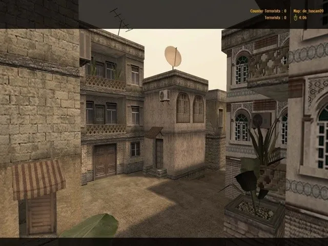 Скриншот Карта de_tuscan09 для CS 1.6 - Тактические возможности и детали