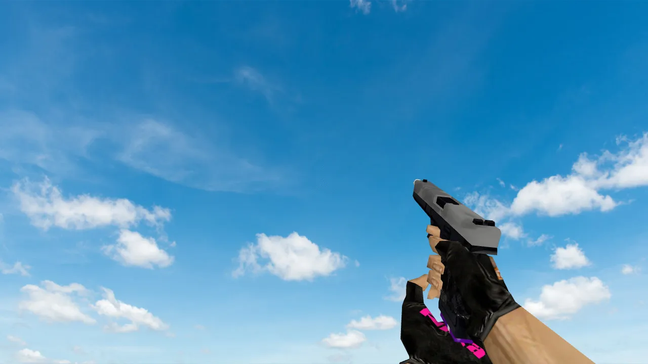 Скриншот Модель «Default Glock White Skin» для CS 1.6 - Скачай сейчас