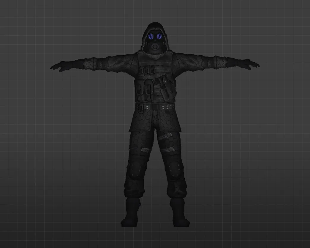 Скриншот Модель «Вектор» для CS 1.6 - уникальные скины солдат