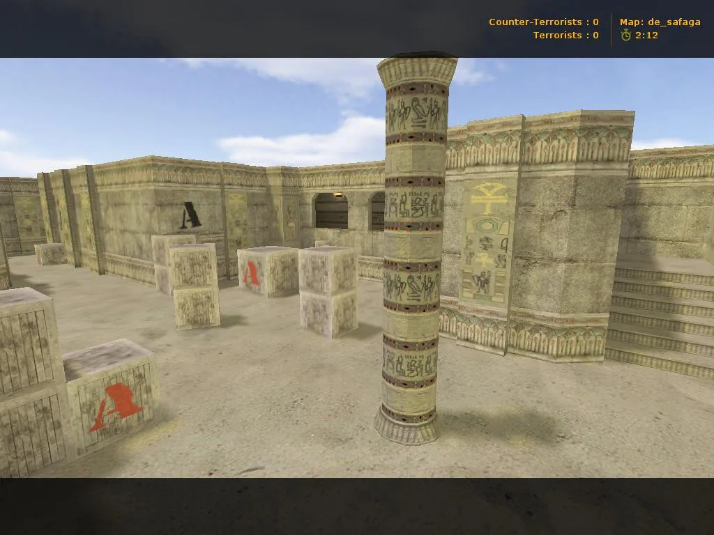 Скриншот  Карта de_safaga для CS 1.6 — баланс и тактика