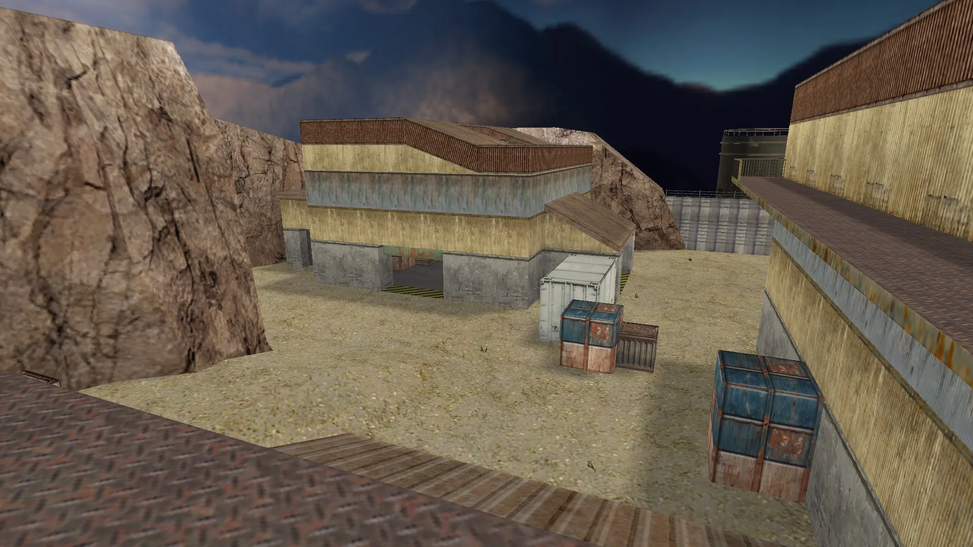 Скриншот Карта «de_nuked» для CS 1.6