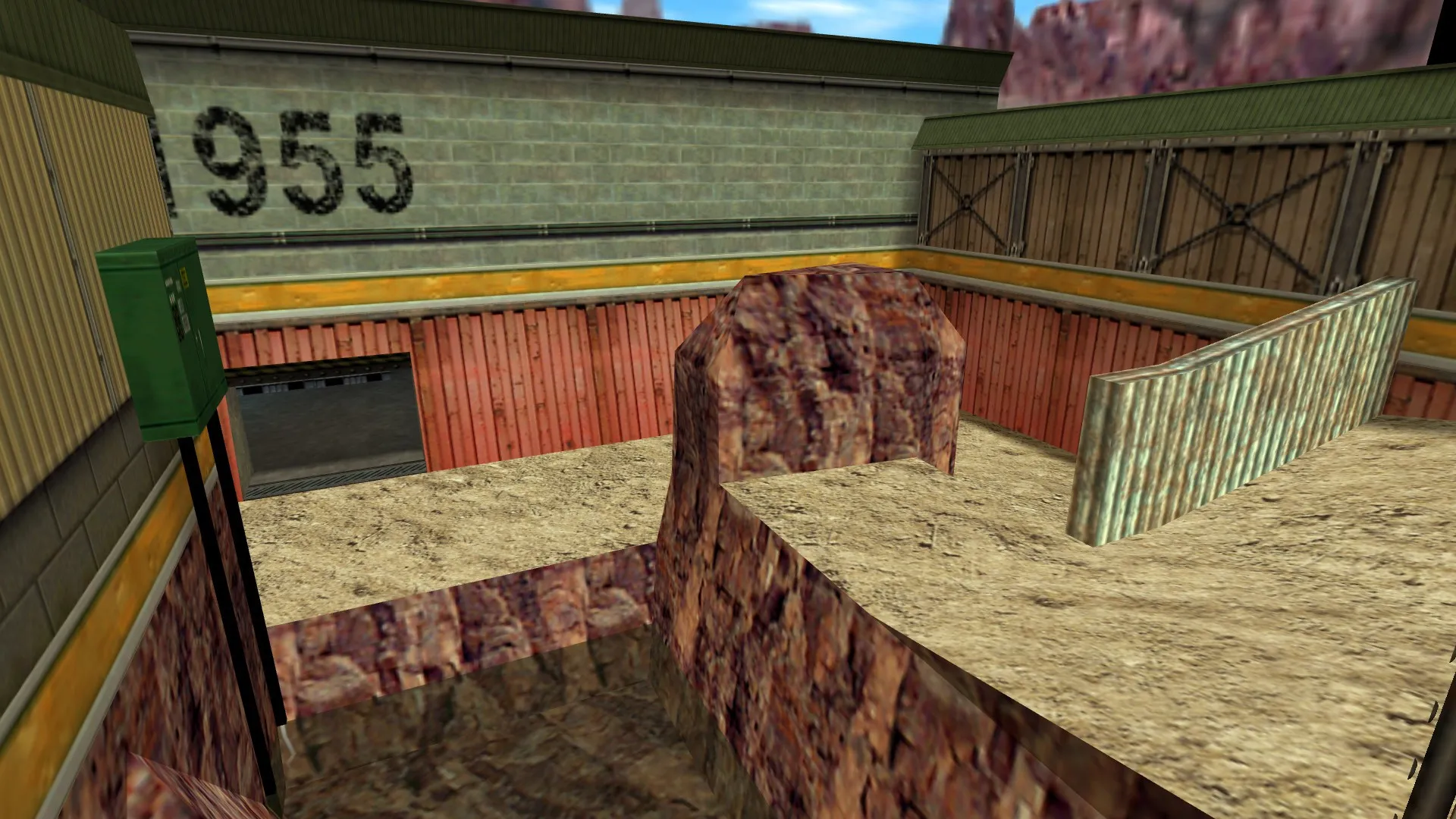 Скриншот Карта de_cof_minibomb для CS 1.6: тактика T/CT, точки, .nav для ботов и оптимизация wpoly/epoly