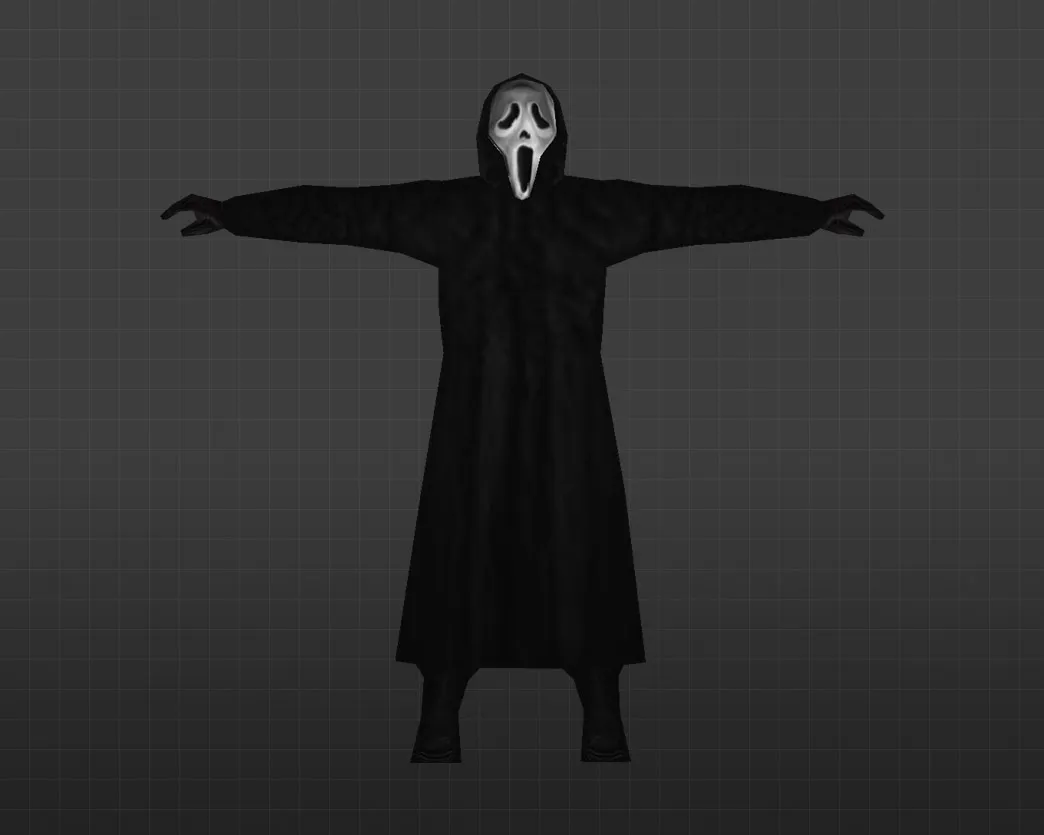 Скриншот Модель «Ghostface» для CS 1.6: Уникальный скин для фанатов ужасов