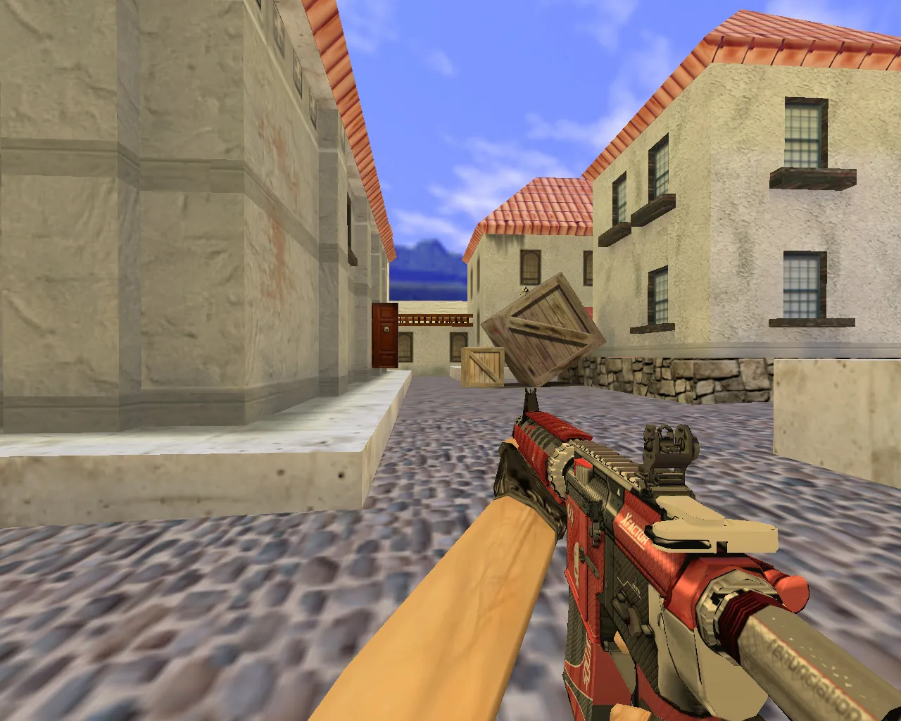 Скриншот  aim_italy для CS 1.6 — прицеливание, спавн ботов, точки для тренировки и стабильный FPS