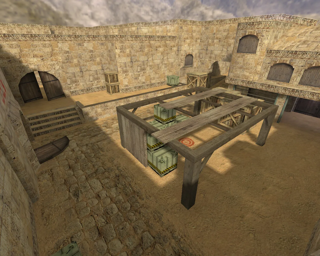 Скриншот de_avangard для CS 1.6: точки, заходы за CT/T, .nav для ботов и оптимизация карты