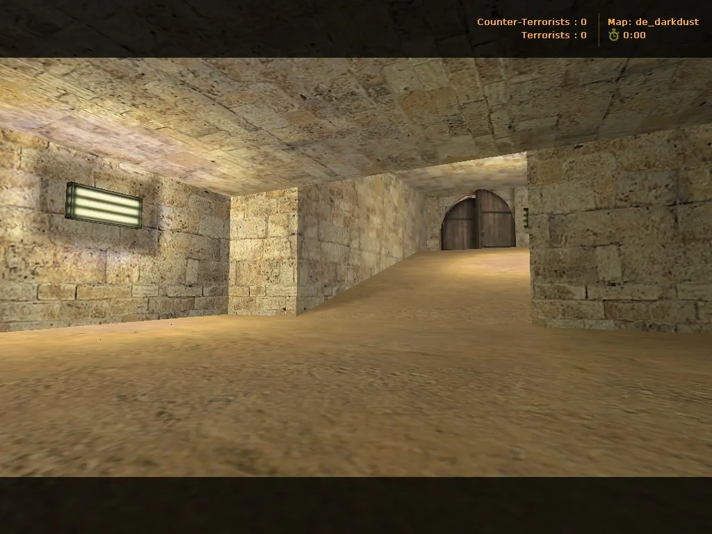 Скриншот  de_darkdust для CS 1.6: карта, точки, .nav для ботов, wpoly/epoly и баланс сторон