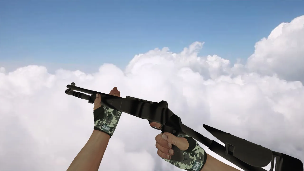 Скриншот  Пак моделей оружия «Hand Wraps Spruce DDPAT» для CS 1.6: v_ и p_ модели, звуки, анимация осмотра, текстуры и настройка