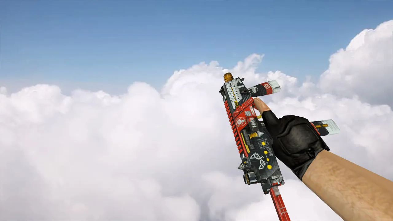 Скриншот Модель MP9 «Кровавый спорт» для CS 1.6 - Качественные текстуры и звук