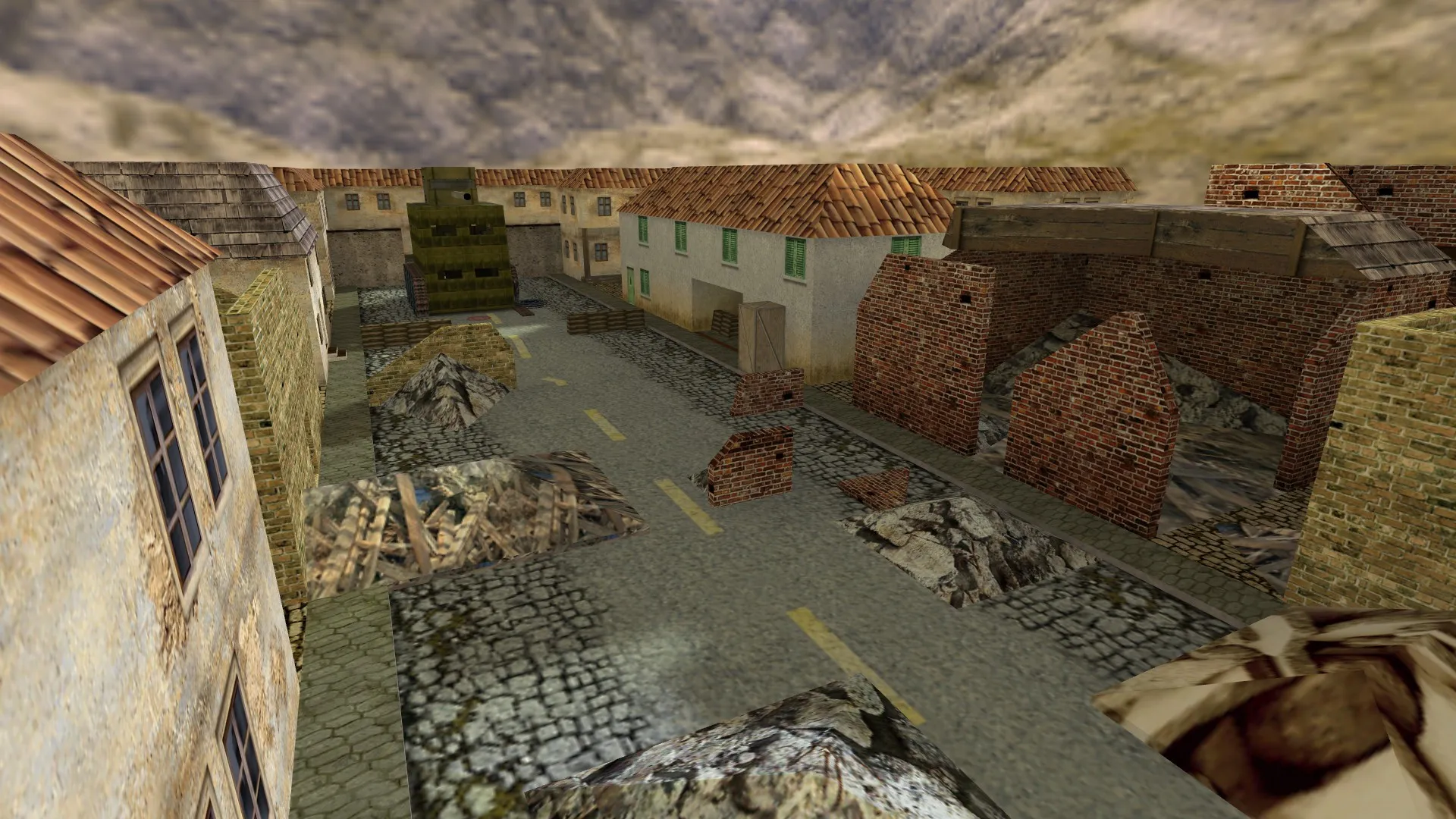 Скриншот  de_crazytank для CS 1.6: тактика за Т/КТ, точки, навигация ботов и оптимизация карты