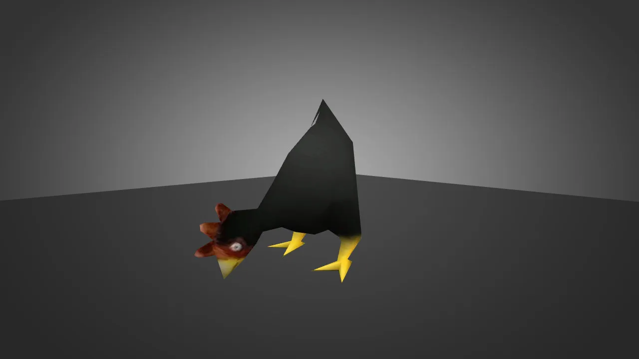 Скриншот Модель «Chicken Black» для CS 1.6 - Уникальный скин для вашей игры