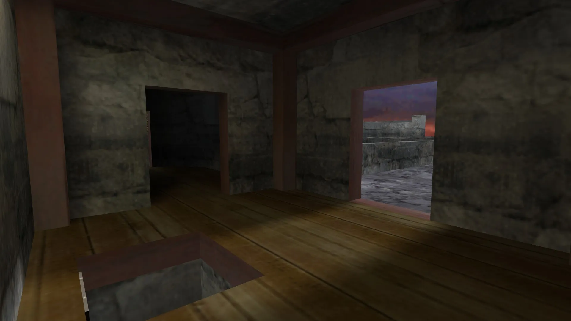 Скриншот de_cliffcastle для CS 1.6: обзор карты, точки, прохождение, .nav и оптимизация