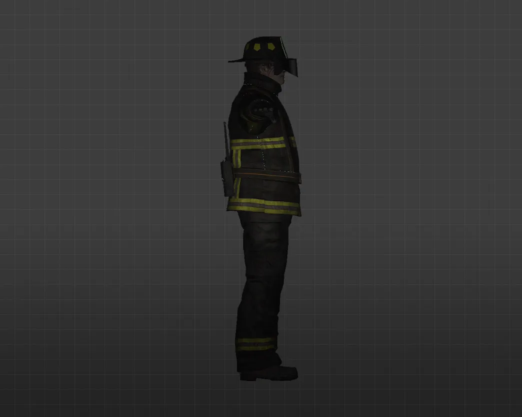 Скриншот Модель «Пожарный» для CS 1.6 - Уникальный скин для игроков