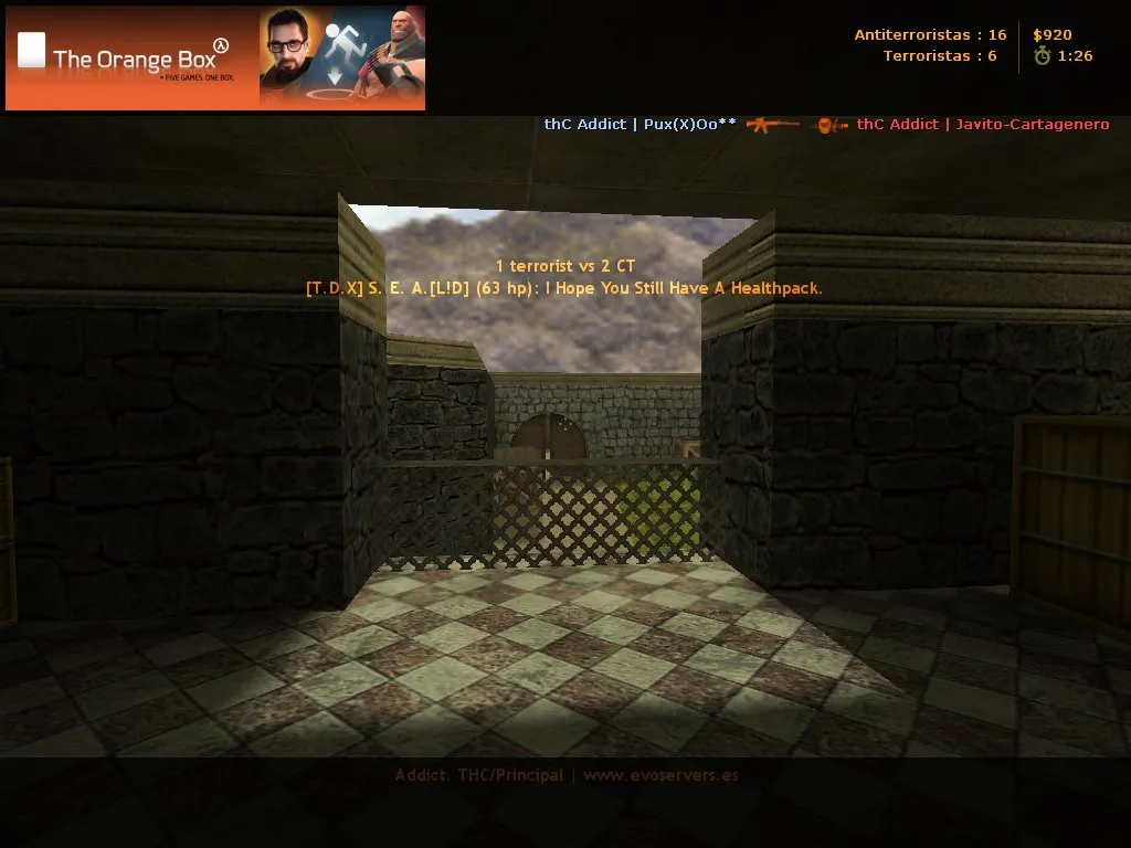 Скриншот  Карта de_dust2_thc_final для CS 1.6: точки, баланс сторон, .nav для ботов и оптимизация