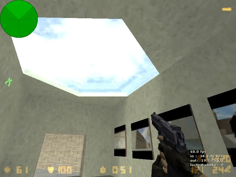 Скриншот  Карта «7lep» для CS 1.6: тактические точки, баланс сторон, .nav и оптимизация под стабильный FPS