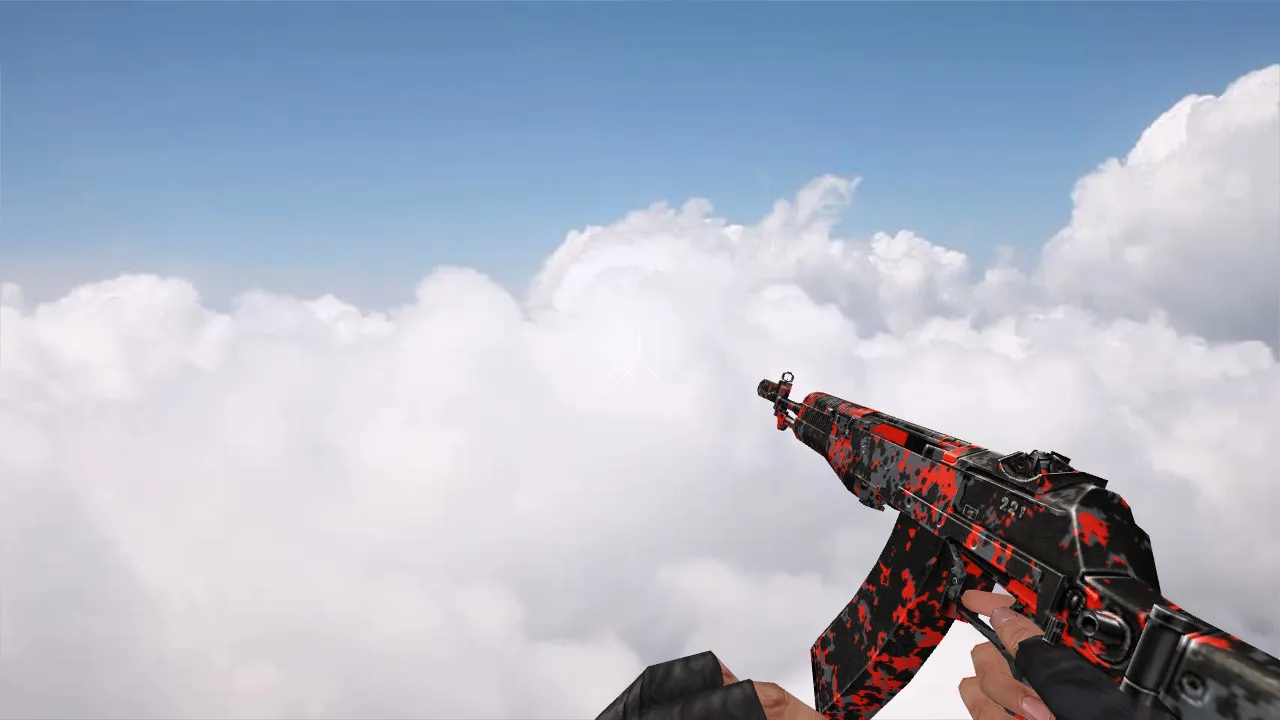 Скриншот Модель «AN-94 Voolkan» для CS 1.6: v_ p_ w_ модели, звуки, анимация осмотра и качество текстур