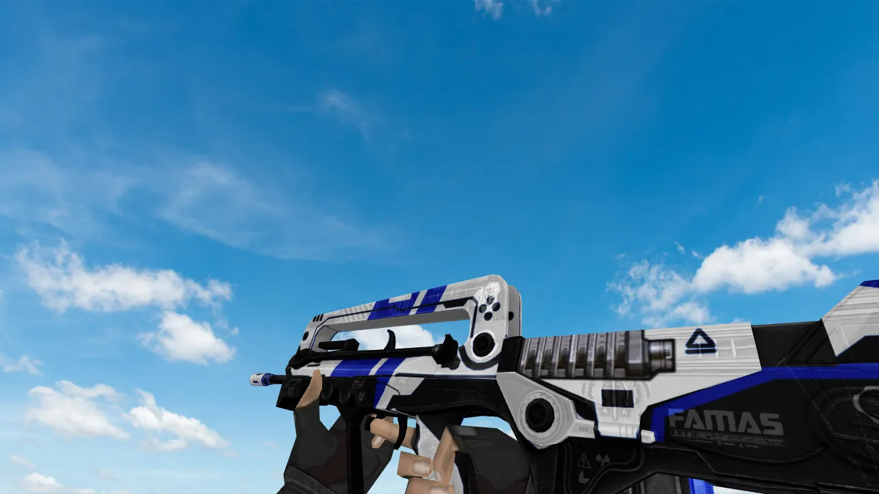 Скриншот Модель «Famas Gekko» для CS 1.6 - Качественные текстуры и анимация