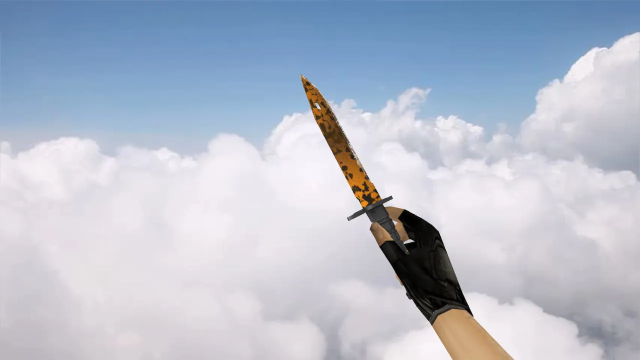 Скриншот Модель ножа Bayonet «Реактор» для CS 1.6: v_ и p_ модели, звуки, анимация осмотра, текстуры