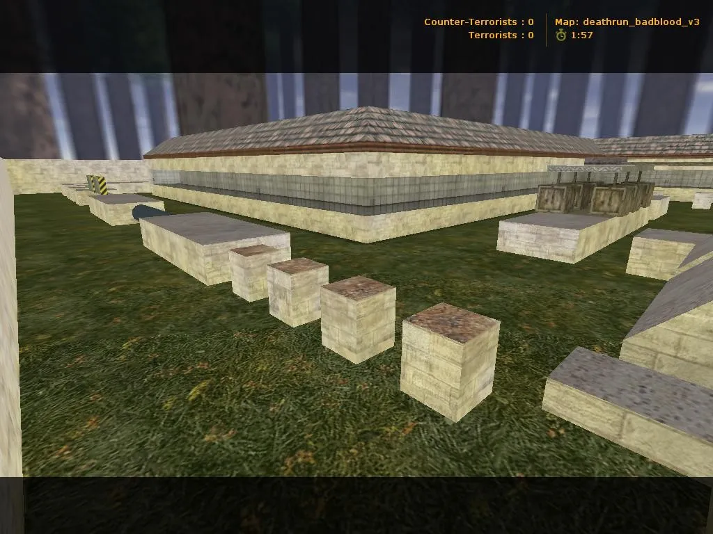 Скриншот  deathrun_badblood_v3 для CS 1.6: тактики, точки, .nav и оптимизация карты