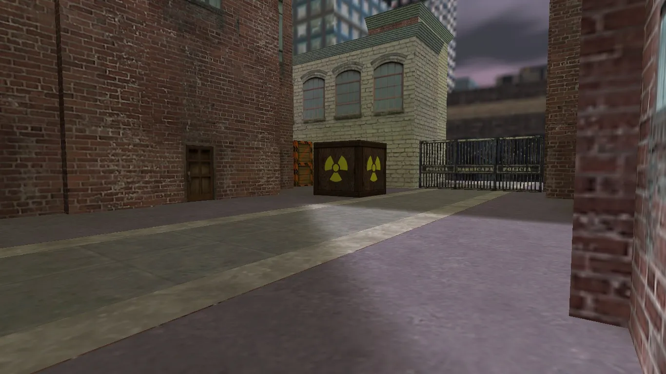 Скриншот  de_bricktown карта для CS 1.6: баланс за Т и КТ, точки под контроль, .nav для ботов, оптимизация wpoly/epoly
